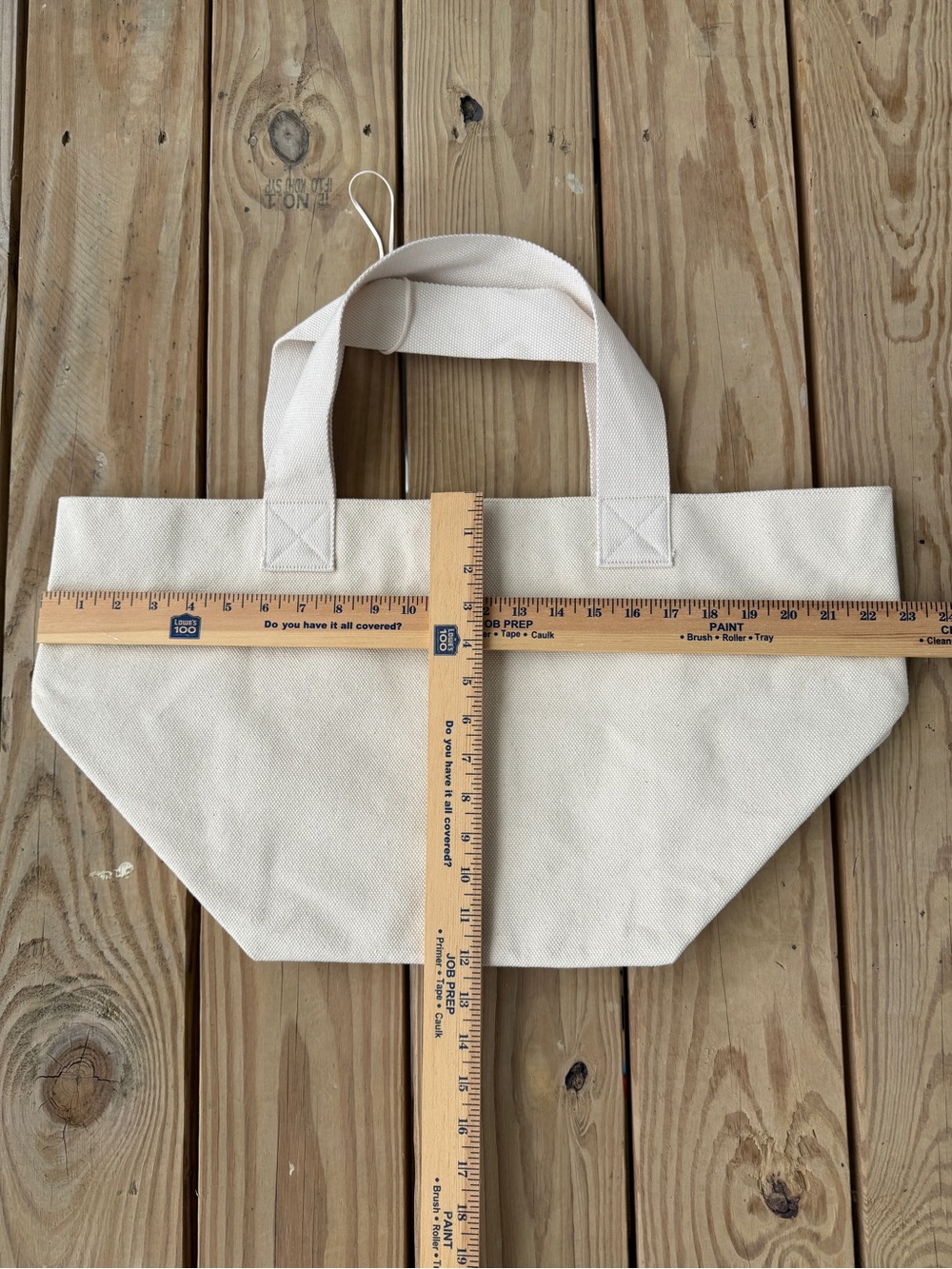 Merit Beauty The Everything Tote Bag Beach Cotton Canvas NWOT - Picture 5 of 5